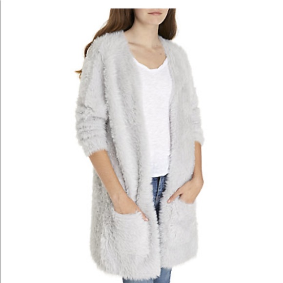 Free People Sweaters - Free People Faux Fur Cardigan